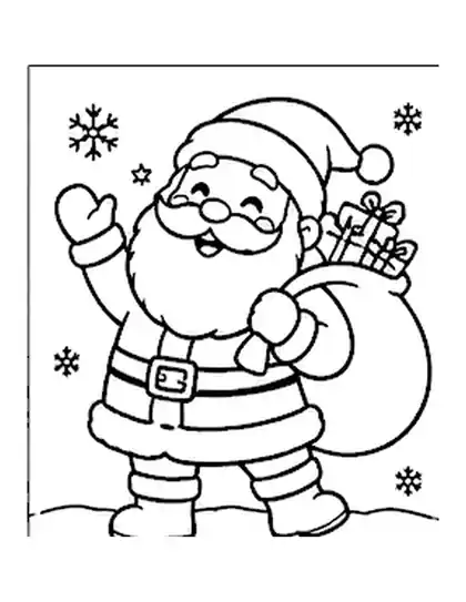 Santa Claus coloring page
