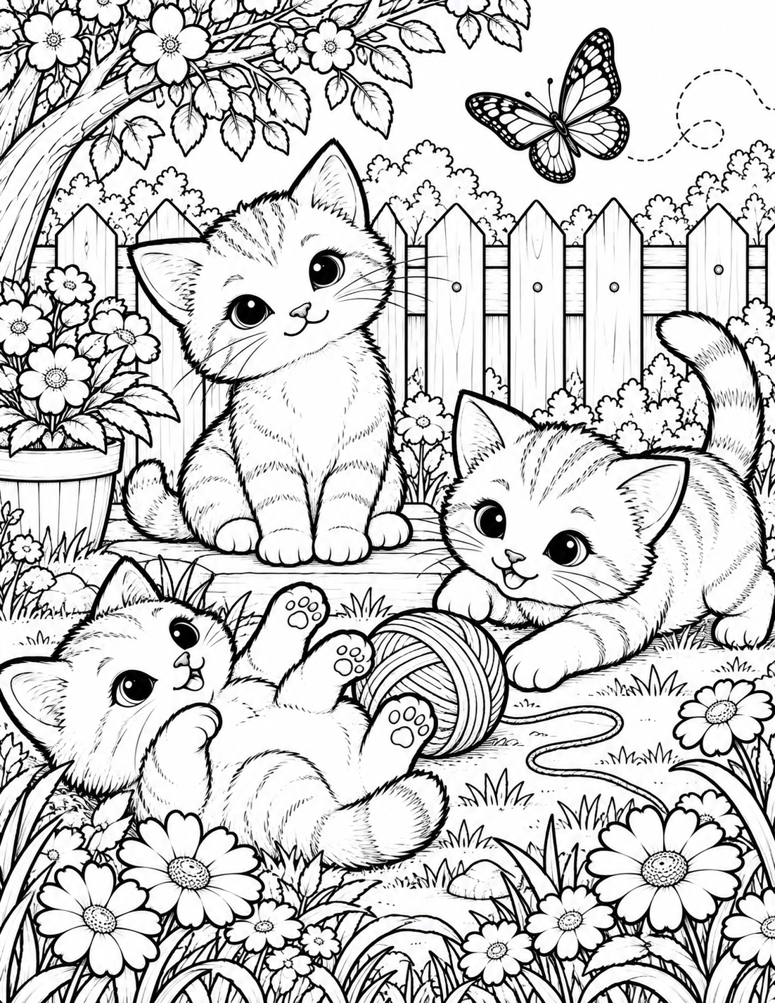 Animal coloring pages preview